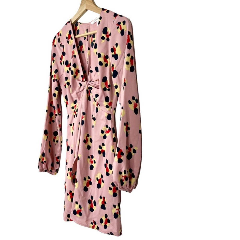 Bcbgeneration Printed Long Sleeve V-Neck Mini Dre… - image 5